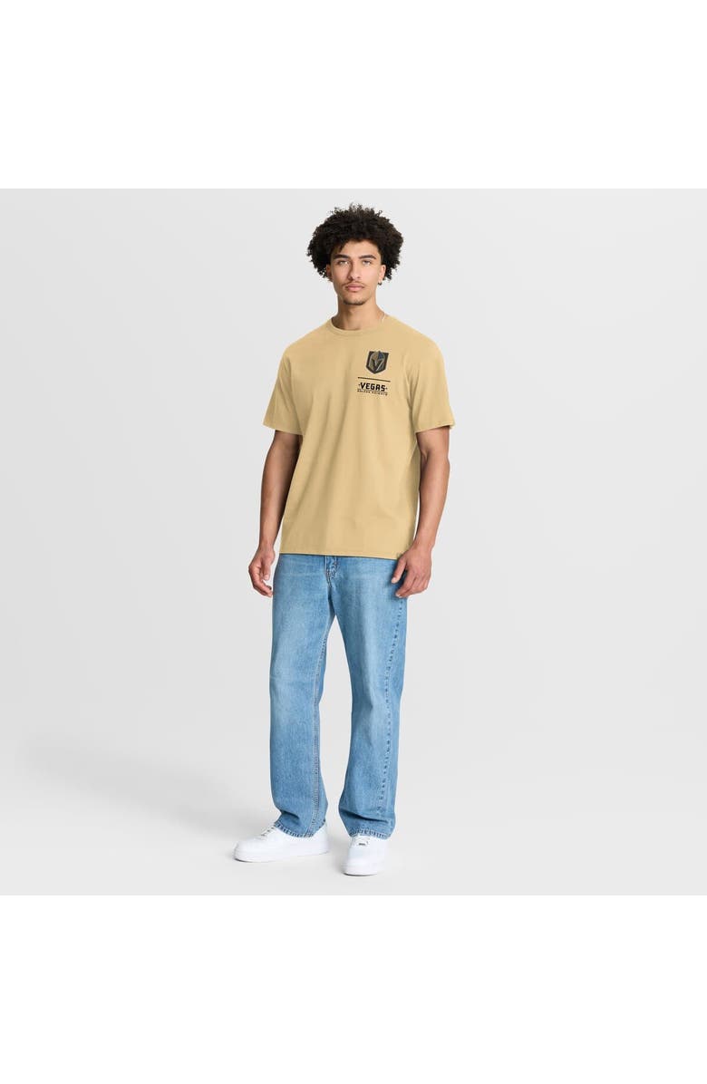 FANATICS Men's Fanatics Gold Vegas Golden Knights Crash The Net Legacy T-Shirt, Alternate, color, Gold
