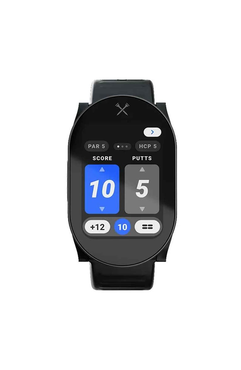 Blue Tees Playmaker Plus GPS Golf Watch, Alternate, color, Black