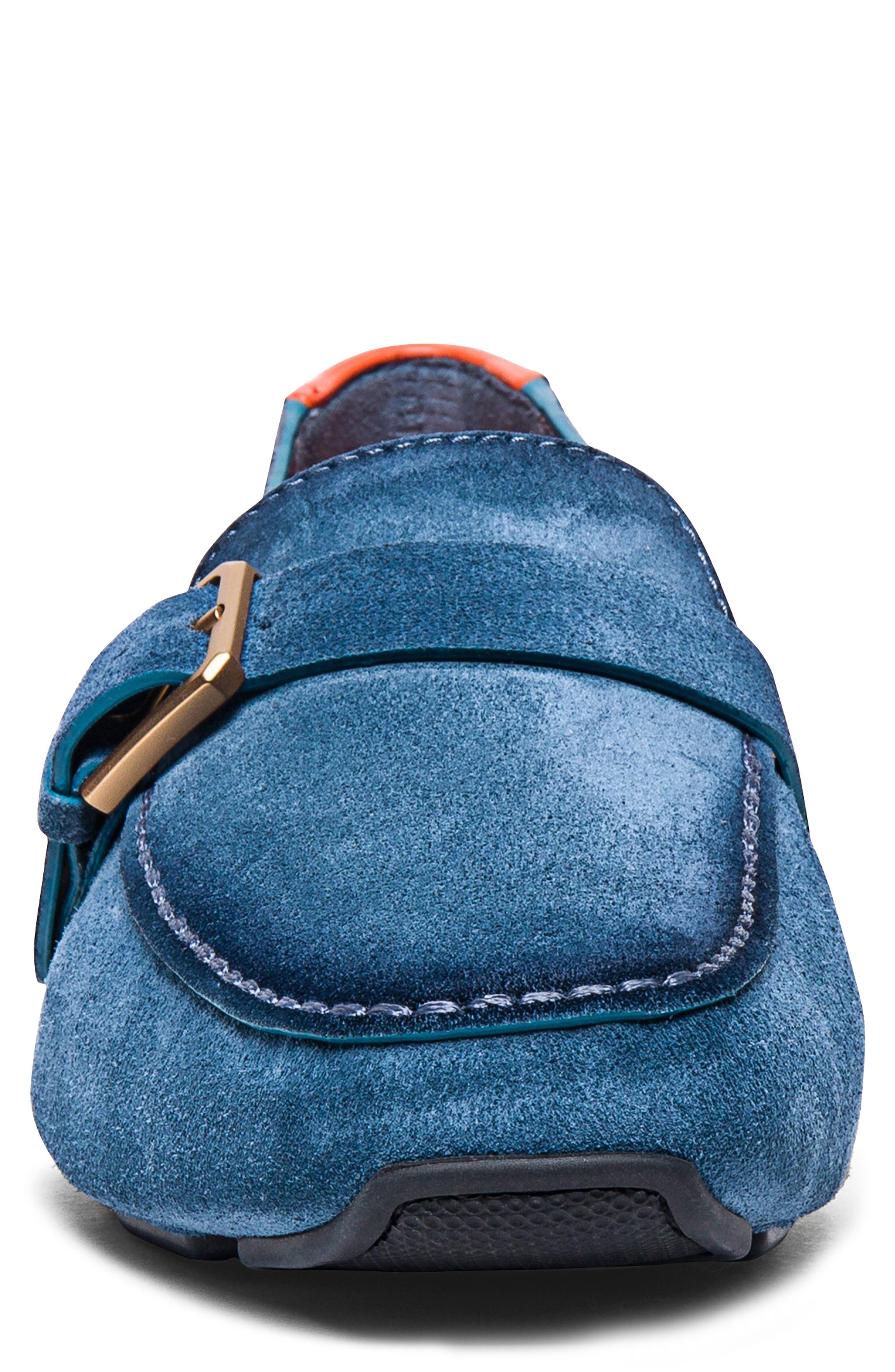 Santoni Hamel Moc Toe Loafer, Alternate, color, 