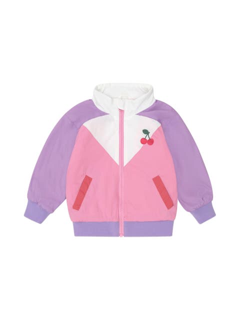 Retro Cherry Spliced Windbreaker (Toddler, Little Kid, Big Kid)