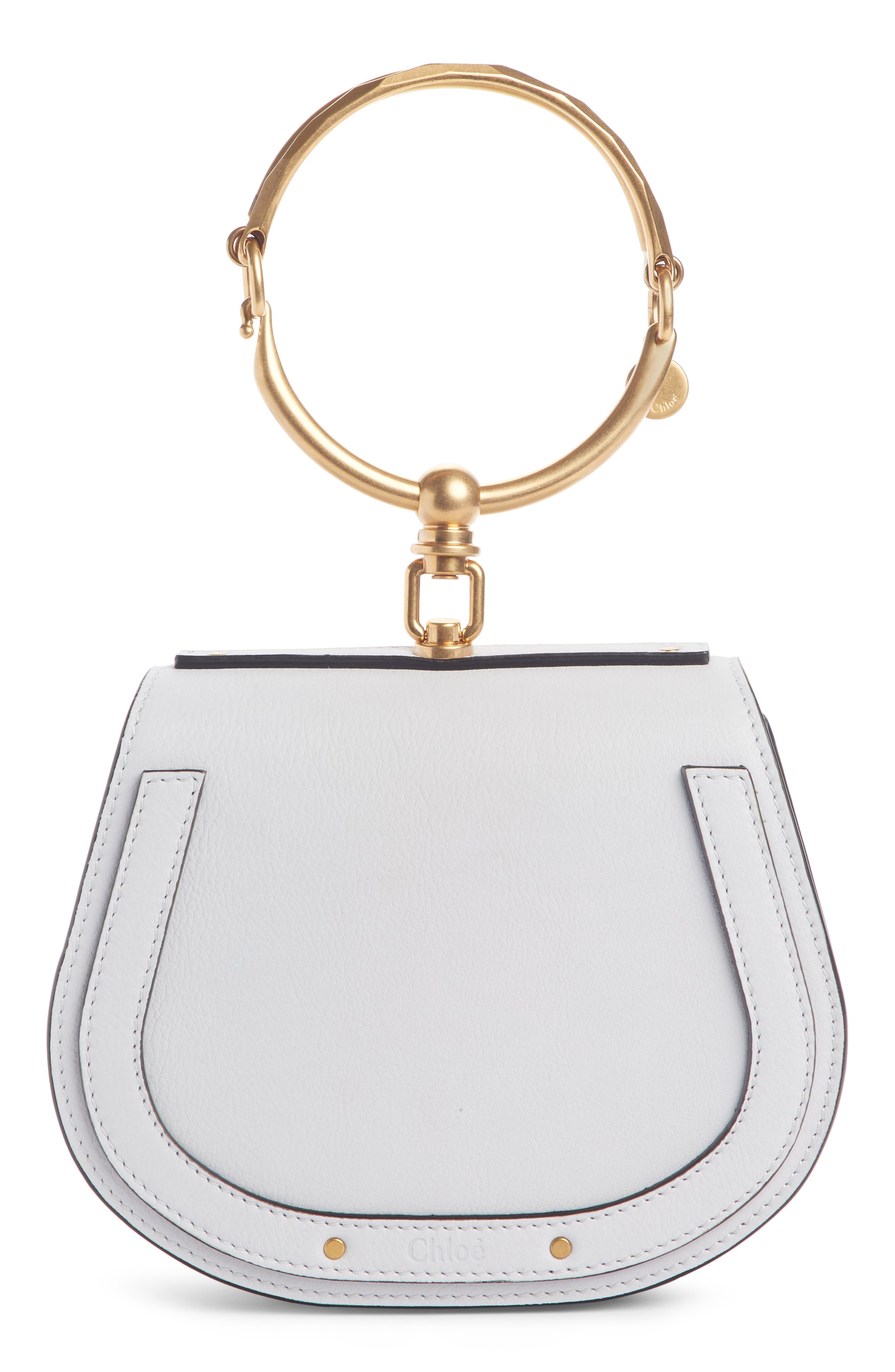 Chloé Small Nile Bracelet Leather Crossbody Bag, Alternate, color, 