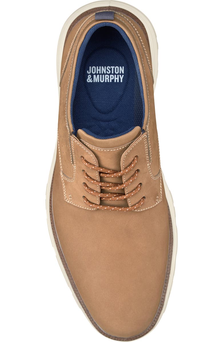 Johnston & Murphy Jenkins Plain Toe Derby, Alternate, color, Taupe Nubuck