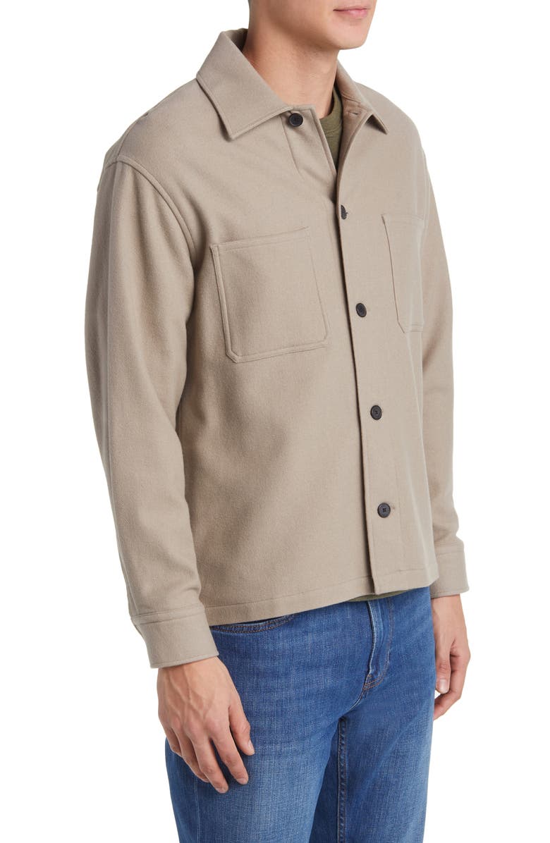 FRAME Virgin Wool Blend Overshirt, Alternate, color, 