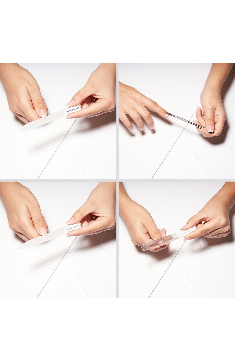 TWEEZERMAN Glass Manicure Set, Alternate, color,