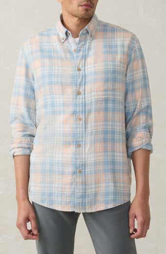 Faherty Breeze Linen Blend Button-Down Shirt