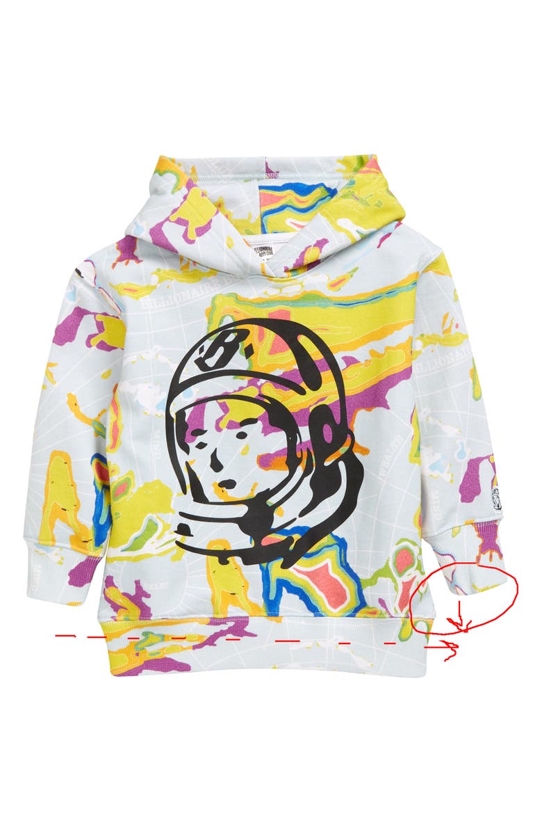 Billionaire Boys Club Kids' Terra Logo Hoodie, Main, color, Pale Blue