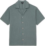 Reiss Knox Textured Camp Shirt
