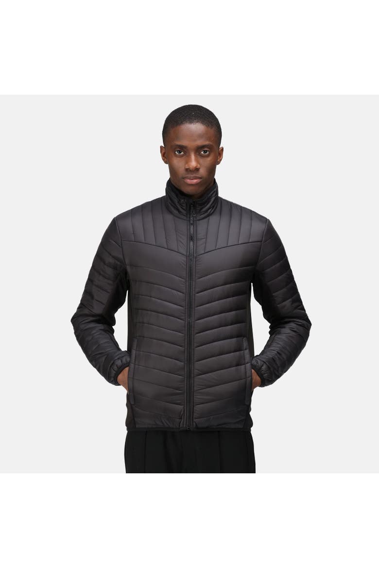 Tourer Hybrid Padded Jacket, Alternate, color, Black