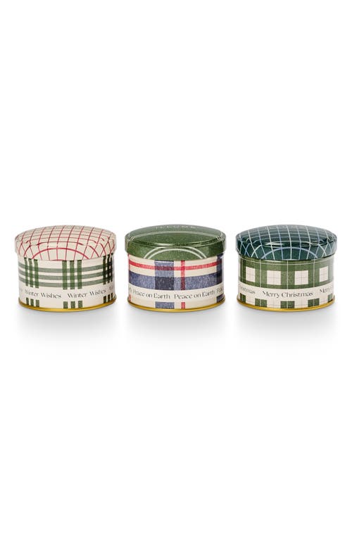 Illume ® Balsam & Cedar Mini Tin 3-piece Gift Set In Multi