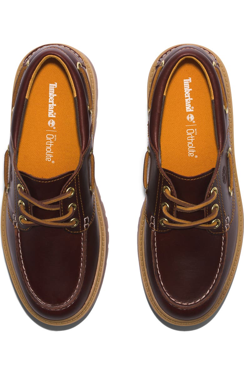 Timberland Stone Street Platform Boat Shoe, Alternate, color, Rootbeer