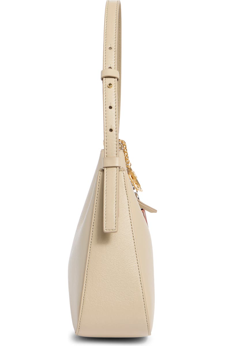 Givenchy Lucky Lock Shoulder Bag, Alternate, color, Off White