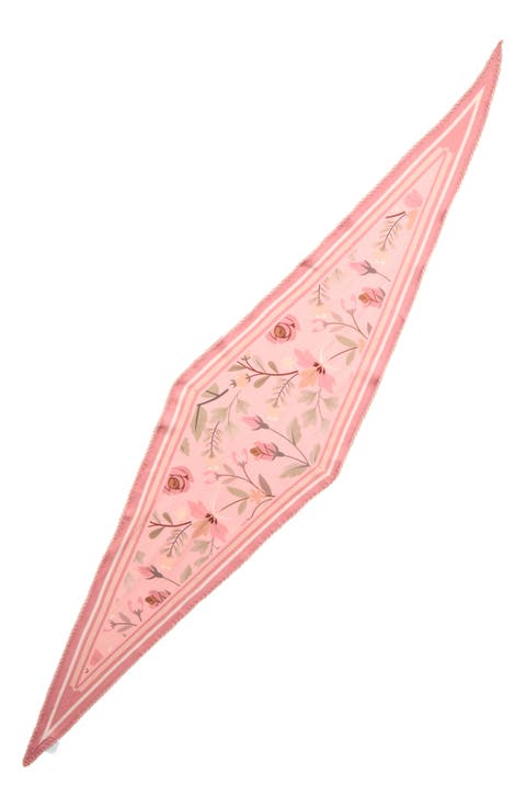 Eyelet Trim Skinny Scarf