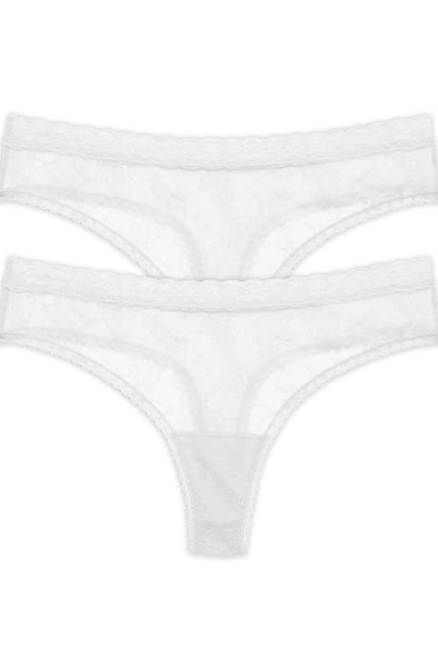 Bliss Allure Lace One Size Thong 2-Pack