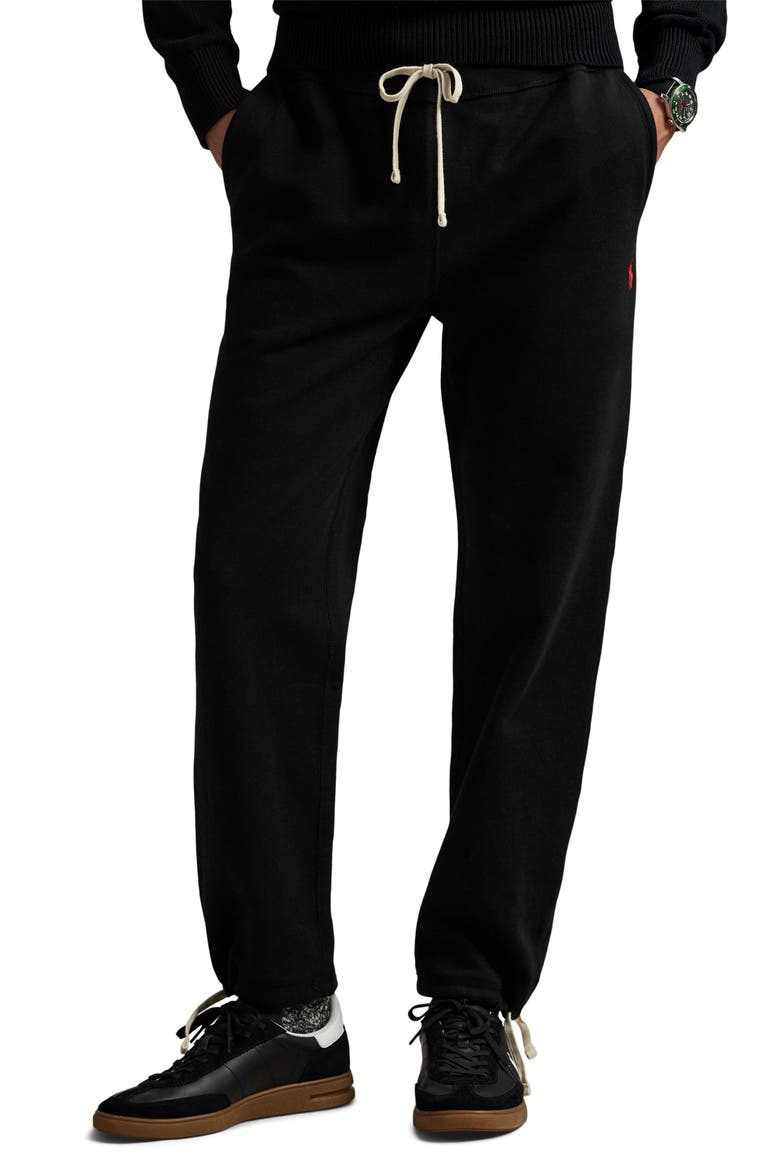 Men's Fleece Lounge Pants, Main, color, POLO BLACK