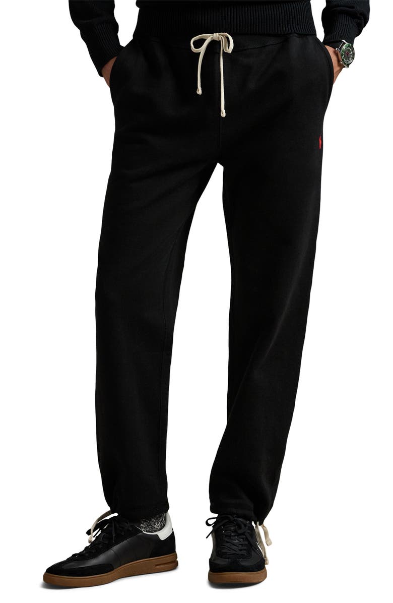 Polo Ralph Lauren Men's Fleece Lounge Pants, Main, color, Polo Black
