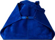Akris Medium AI Suede Convertible Shoulder Tote