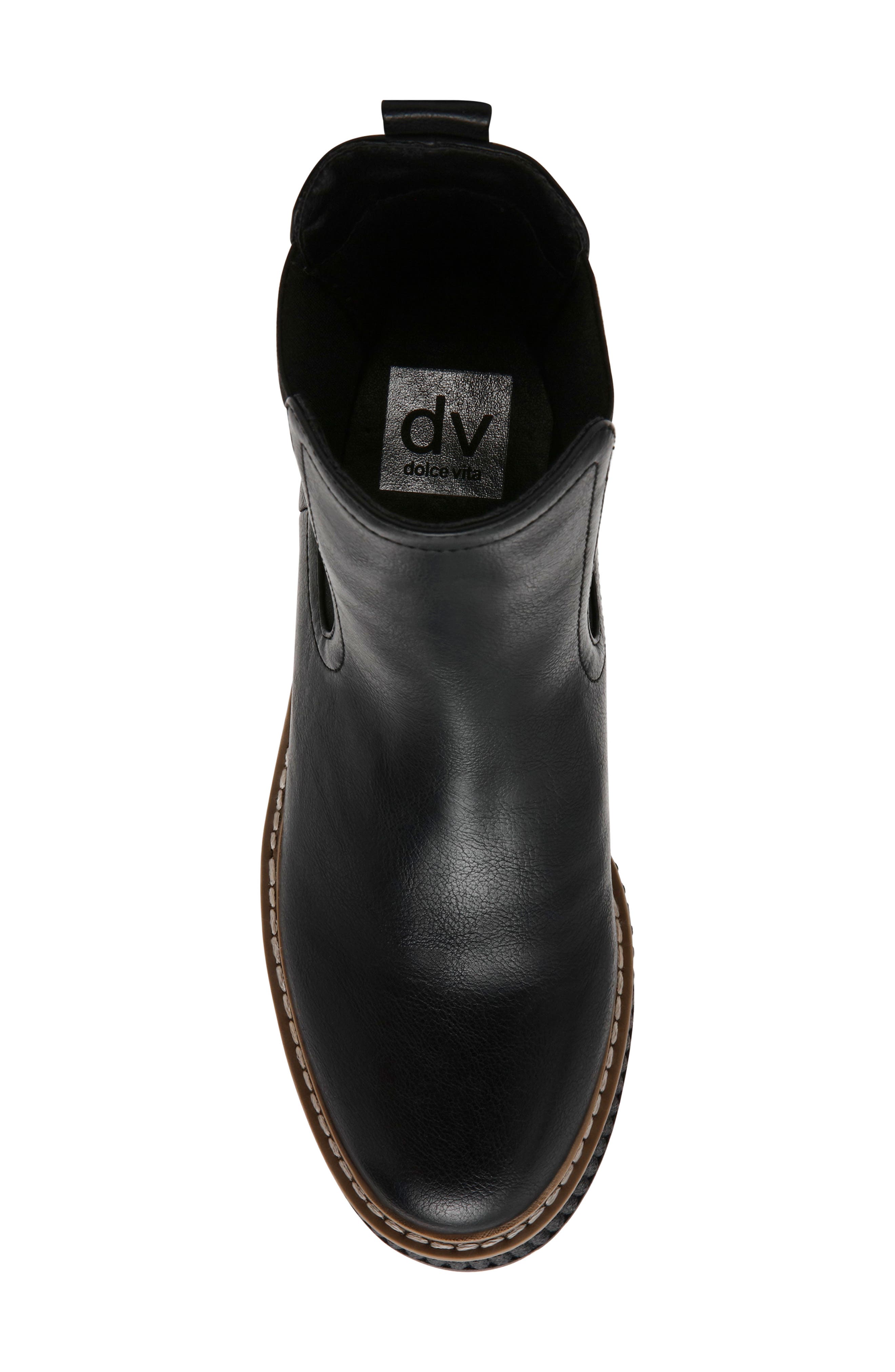 DV by Dolce Vita Darcel Platform Chelsea Boot, Alternate, color, Black
