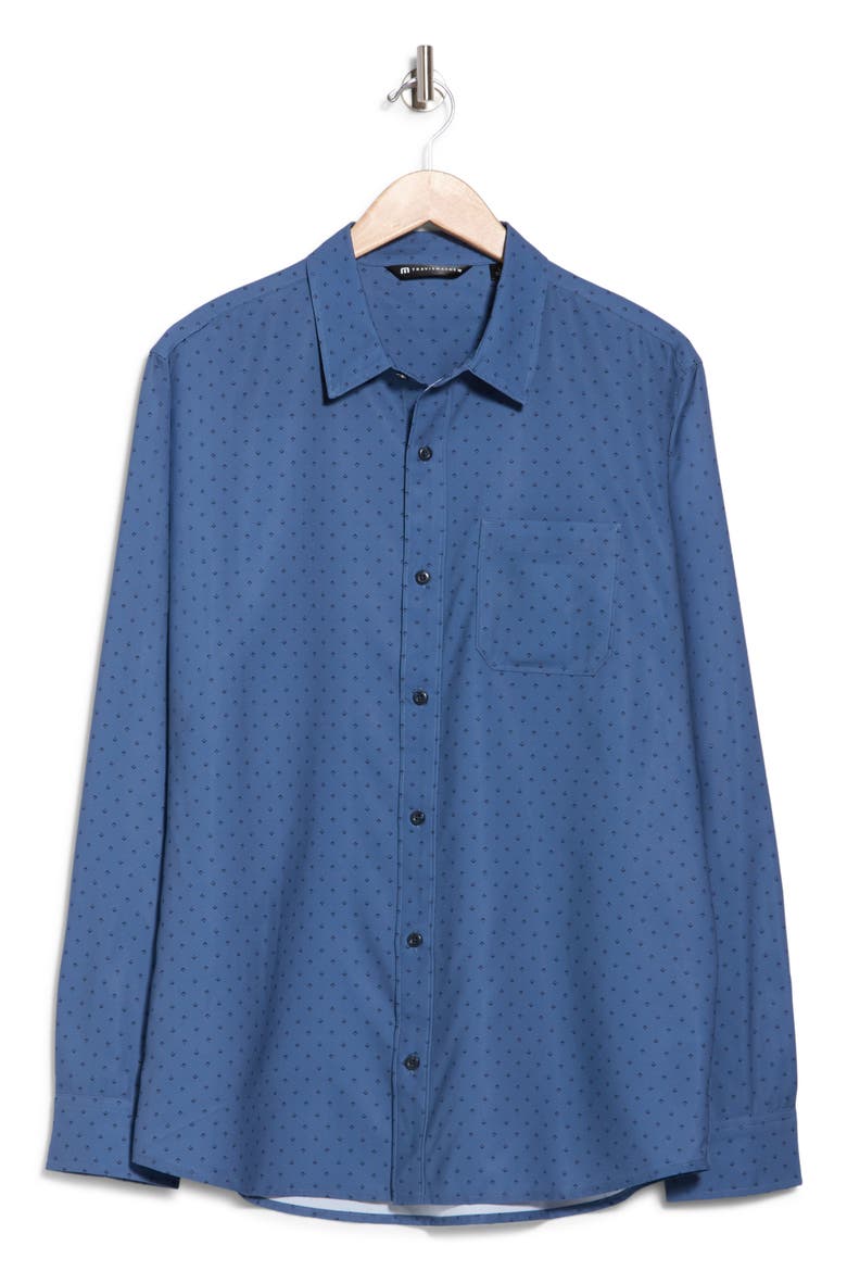 Best Spot Button-Up Shirt, Alternate, color, BERING SEA