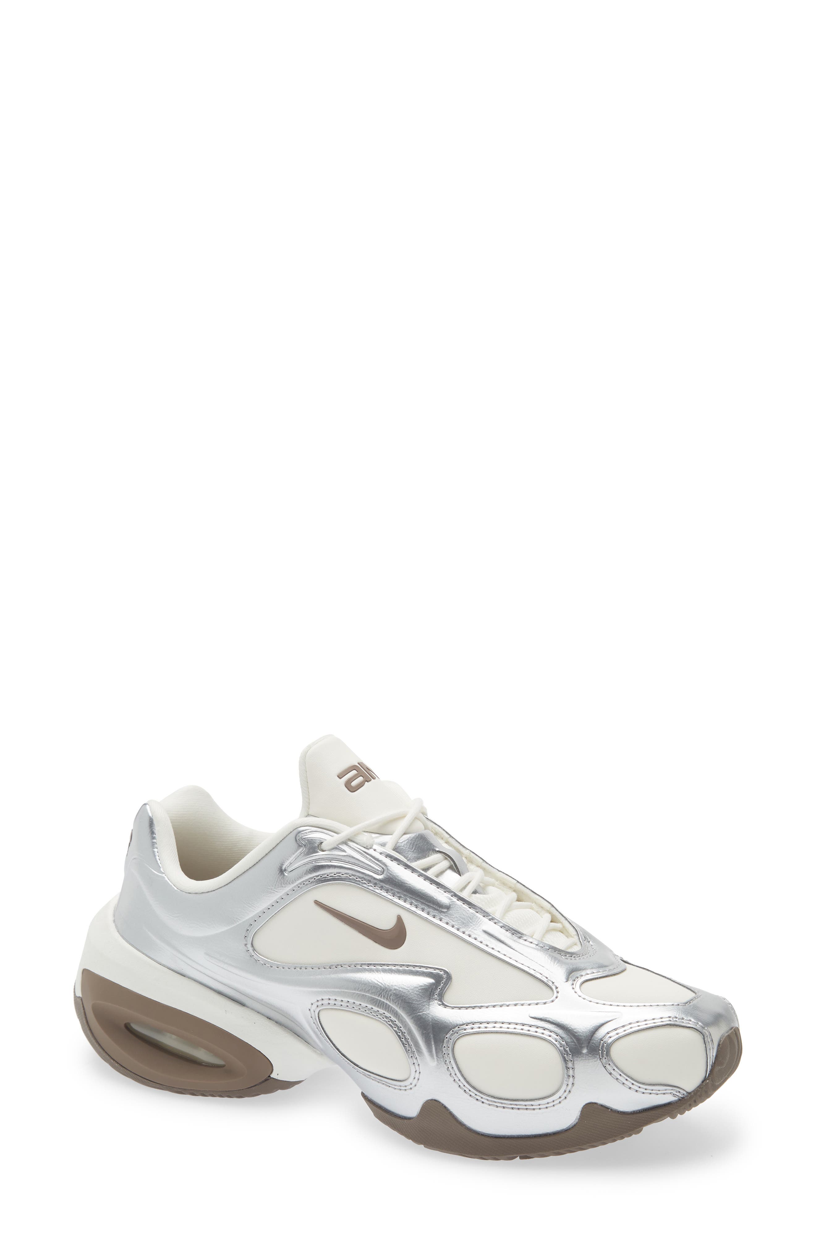 Nike Air Max Muse Sneaker, Main, color, Silver/ Mink Brown-Sail