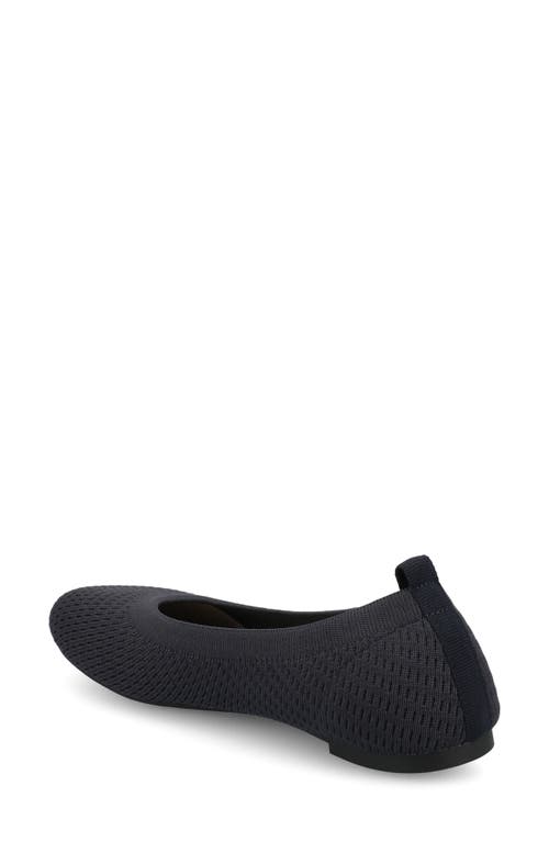 Shop Journee Collection Tru Comfort Foam Maryann Flat In Navy