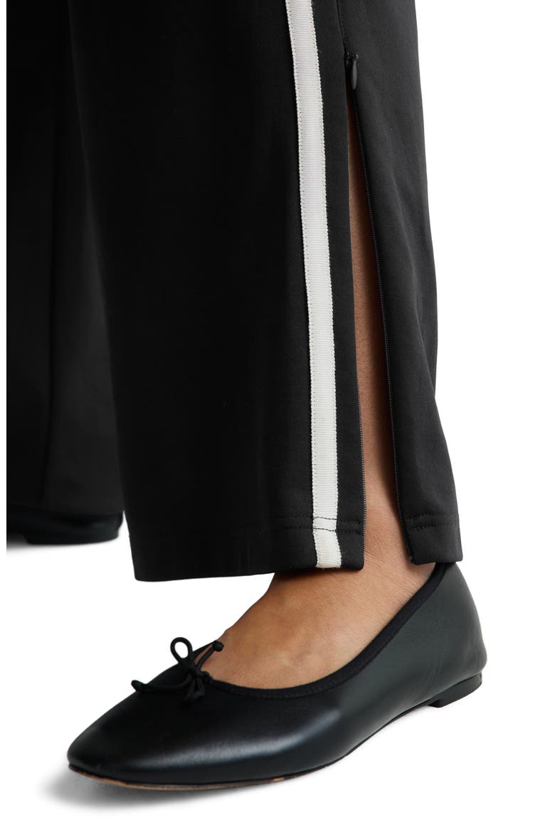 That Tracks Straight Leg Pants, Alternate, color, BLACK