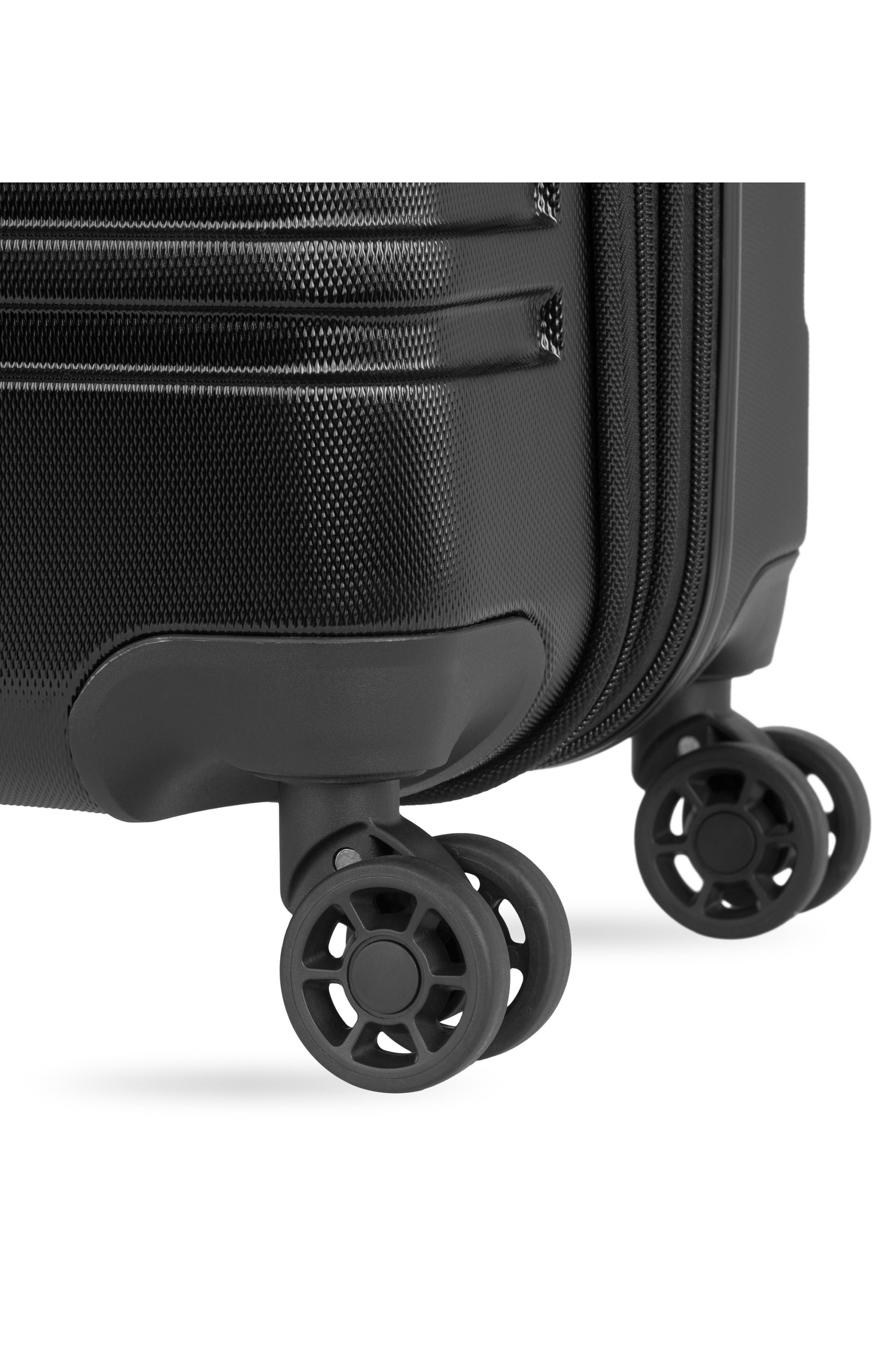 SWISSGEAR Hybrid 25-Inch Spinner Suitcase, Alternate, color, Black