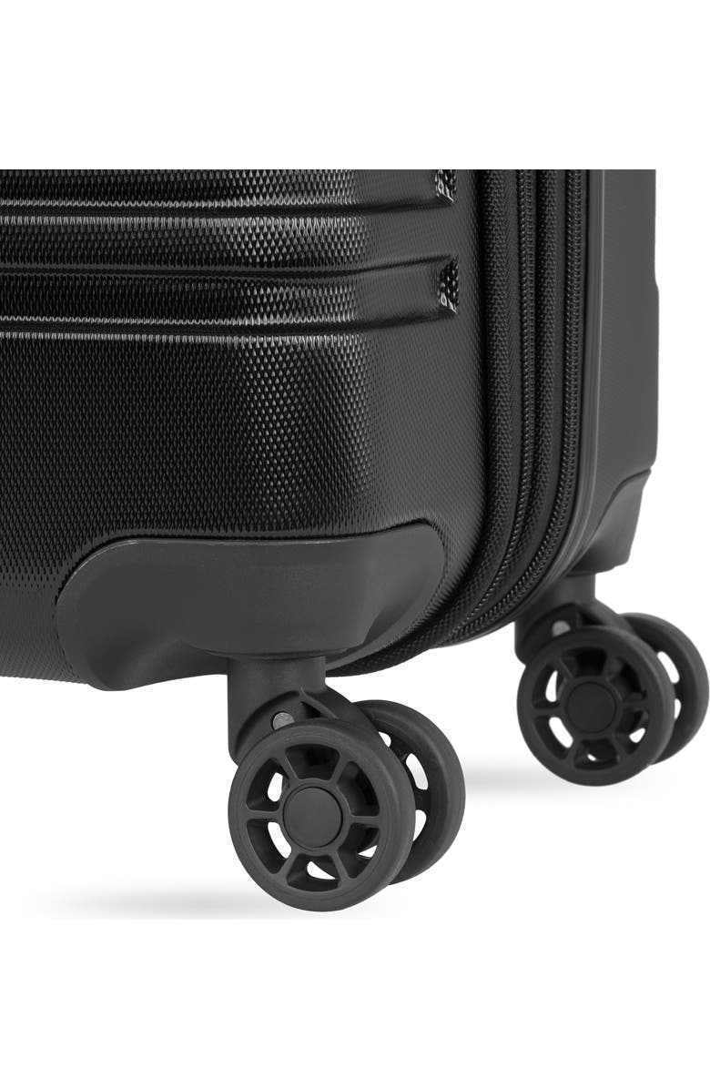 SWISSGEAR Hybrid 25-Inch Spinner Suitcase, Alternate, color, Black