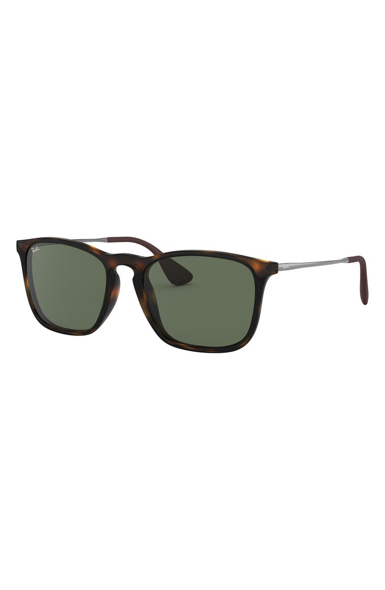 Ray-Ban Chris 54mm Gradient Square Sunglasses, Alternate, color, Lite Havana