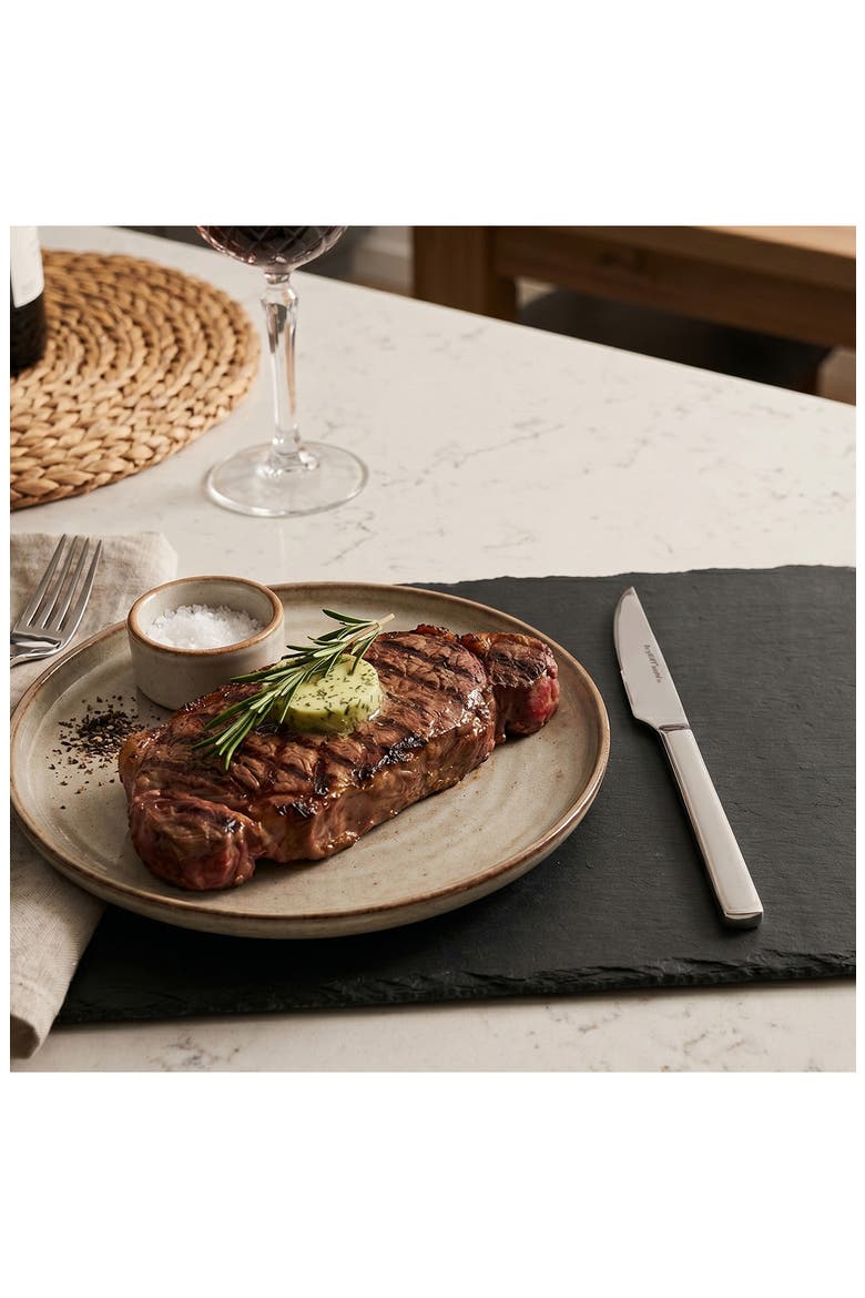 Essentials 4-Piece Steak Knife Set, Alternate, color, SILVER