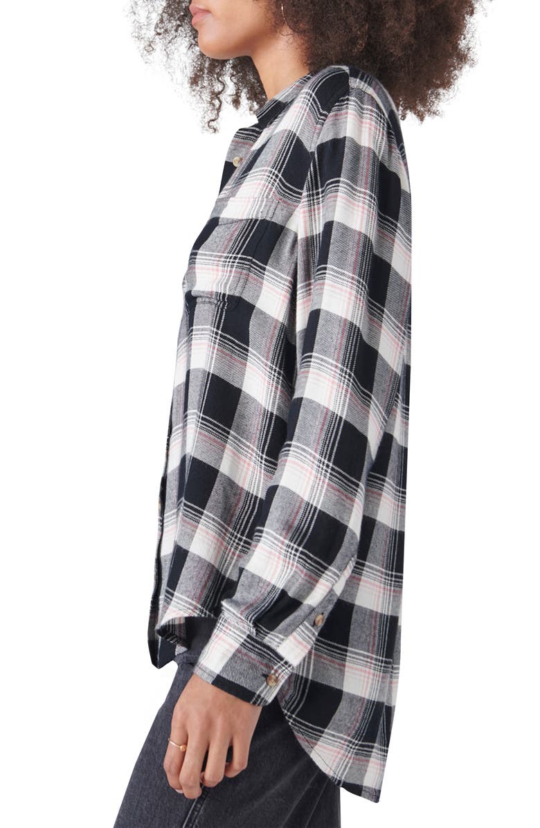 Lucky Brand Plaid Boyfriend Shirt, Alternate, color, 