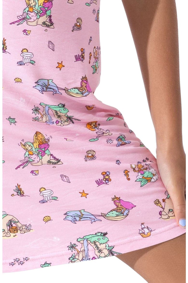 Kids' Mermaid Lagoon Short Sleeve Dress, Alternate, color, Mermaid Lagoon