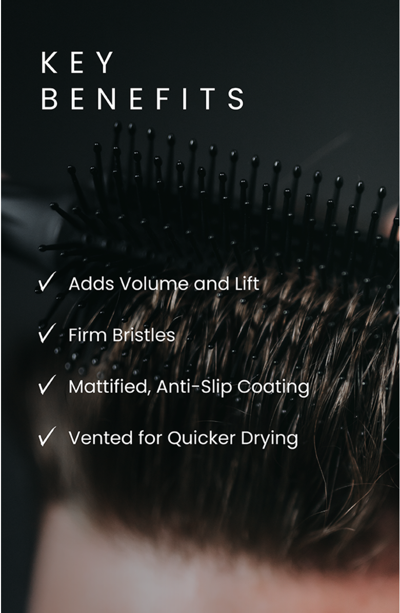 Forte Series Vented Styling Brush, Alternate, color, Black