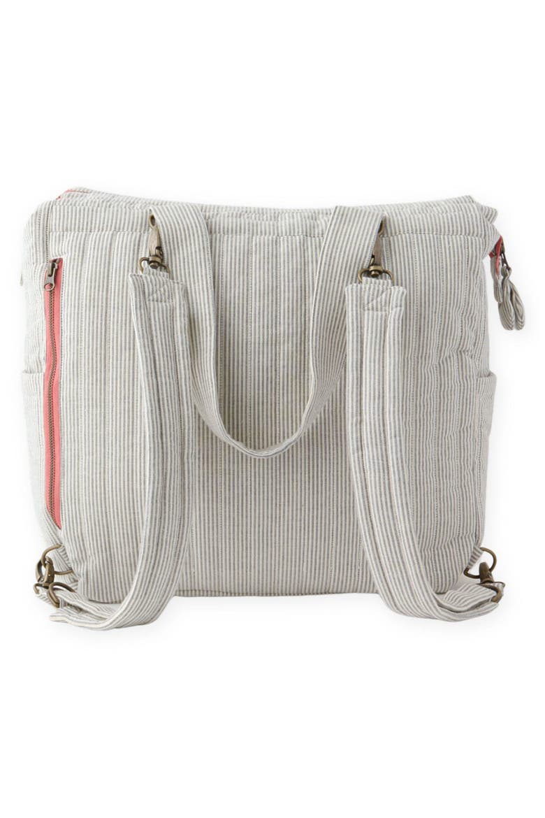 Railroad Convertible Diaper Bag, Alternate, color, RAILROAD STRIPE