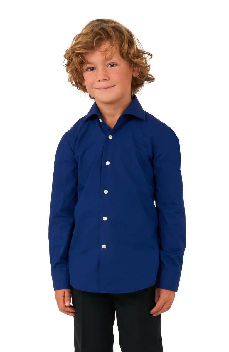 OppoSuits Kids' Royale Button-Up Shirt, Main, color, Navy