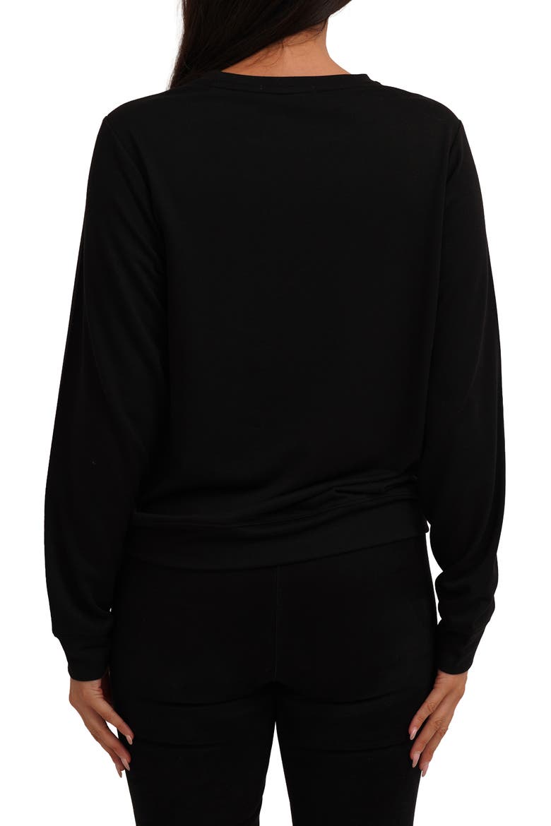 Red Shoes Sweatshirt, Alternate, color, BLACK