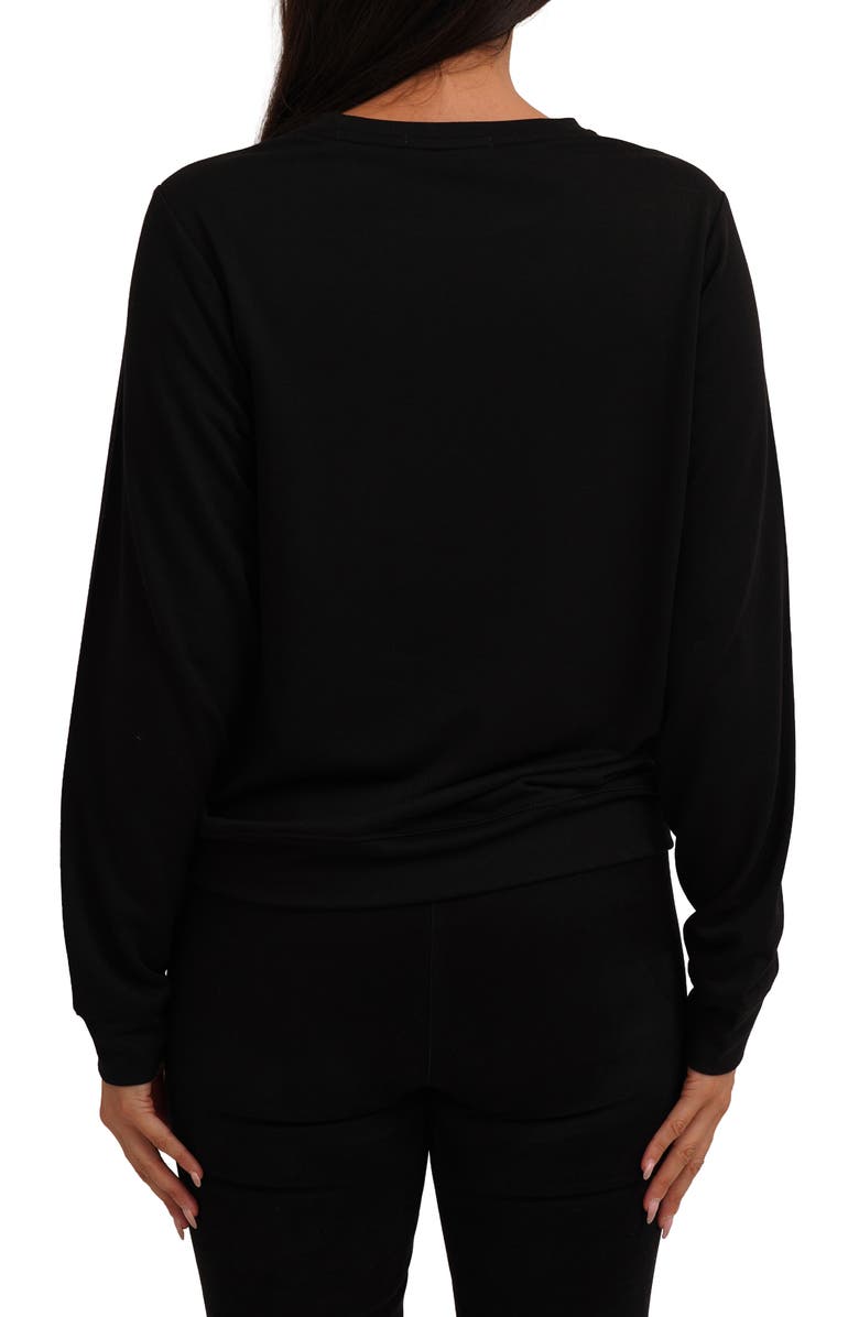 CYRUS Red Shoes Sweatshirt, Alternate, color, Black