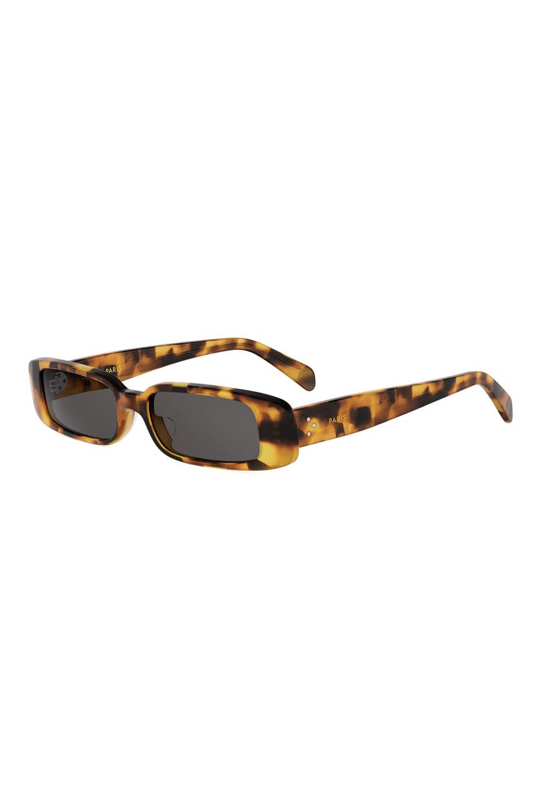 53mm Rectangle Sunglasses, Alternate, color, BLONDE HAVANA / SMOKE