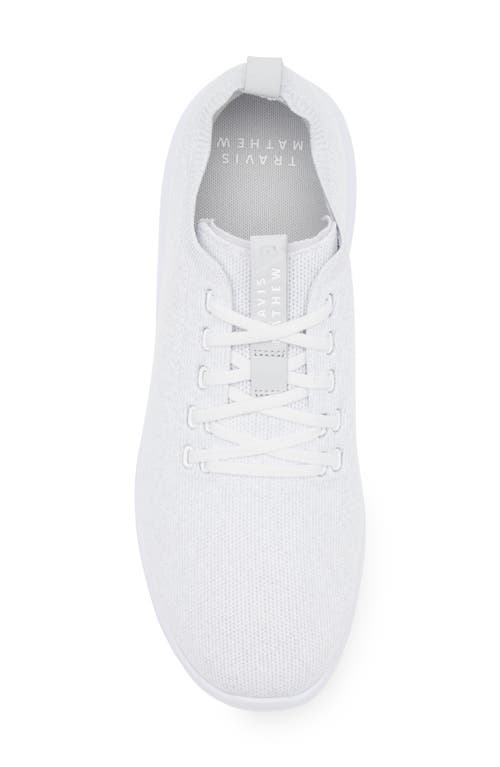 Travismathew The Daily Lite Sneaker In Heather White