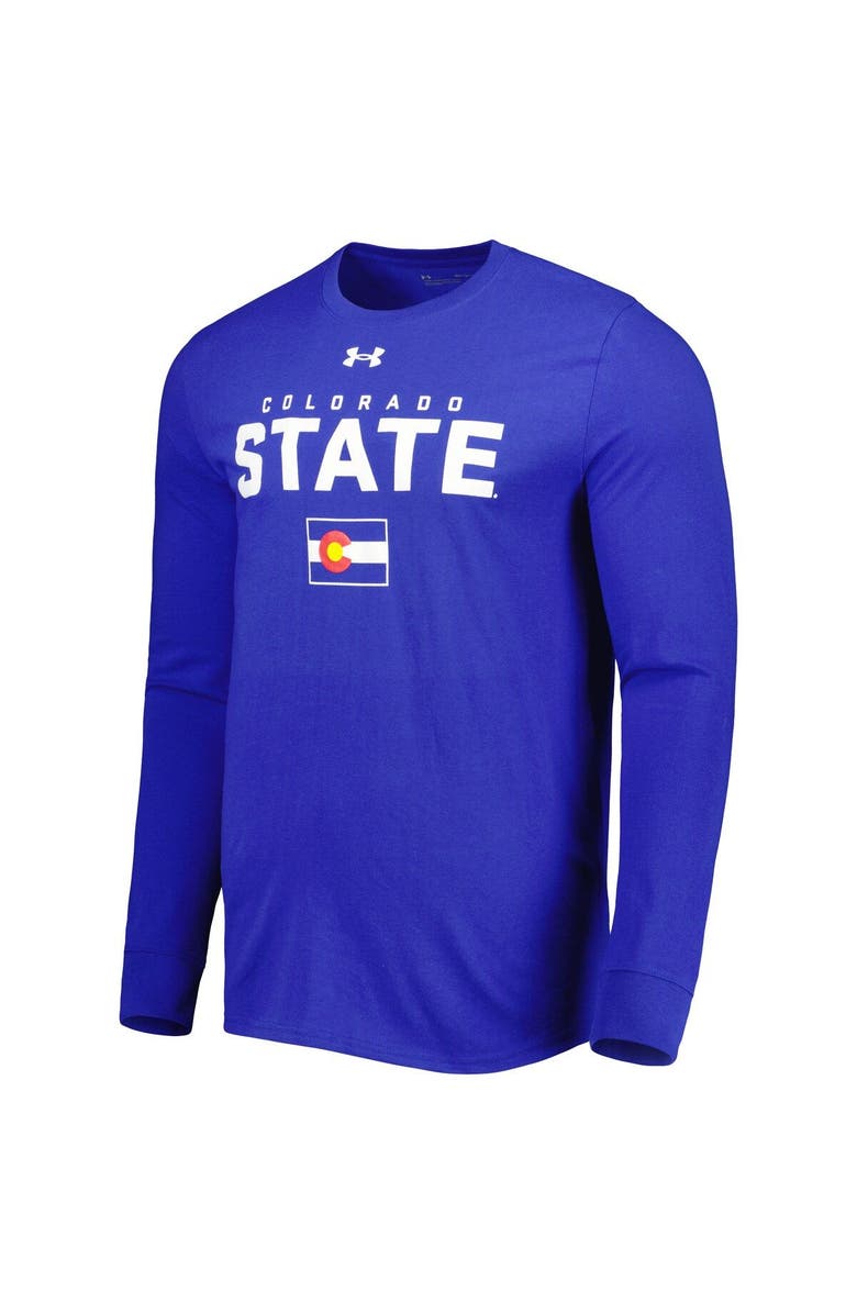 Under Armour Men's Under Armour Royal Colorado State Rams State Sideline Performance Long Sleeve T-Shirt, Alternate, color, 