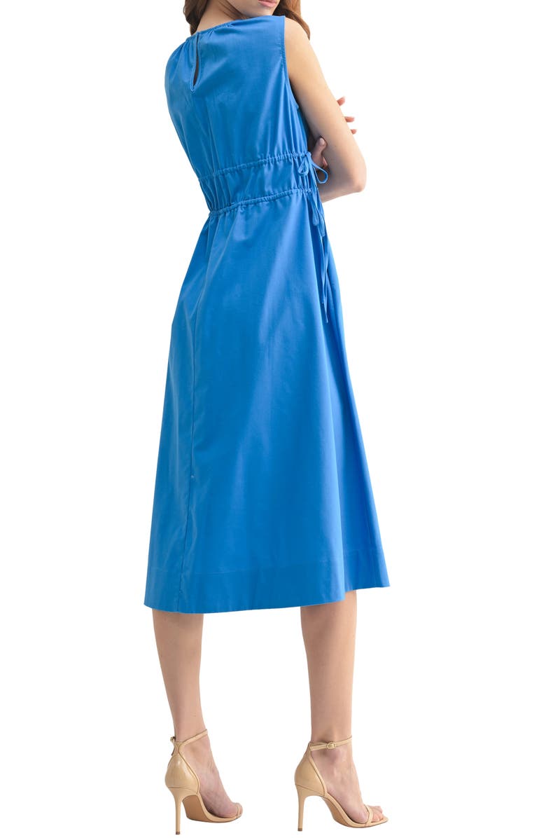 Mila Mae Sleeveless Cinched Tie Waist Midi Dress, Alternate, color,