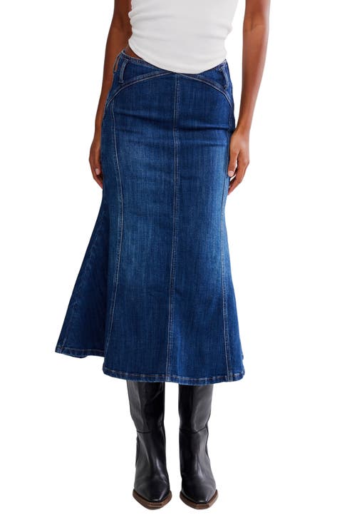 Zia Denim Midi Skirt