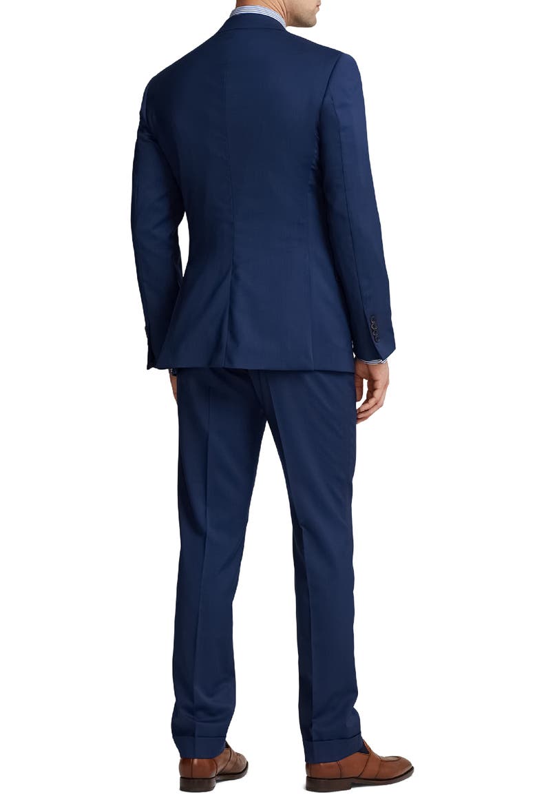 Classic Worsted Wool Two-Piece Suit, Alternate, color, ARGENTINE BLUE
