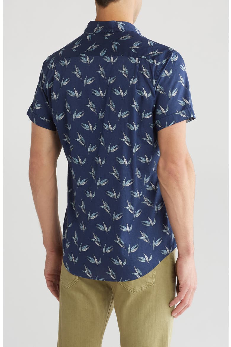 Three Mile Short Sleeve Woven Shirt, Alternate, color, SKY