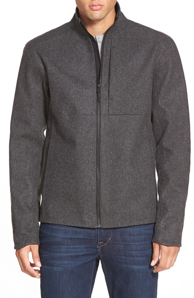 Arc'teryx 'Diplomat' Athletic Fit Wind Resistant Wool Blend Jacket, Main, color, 