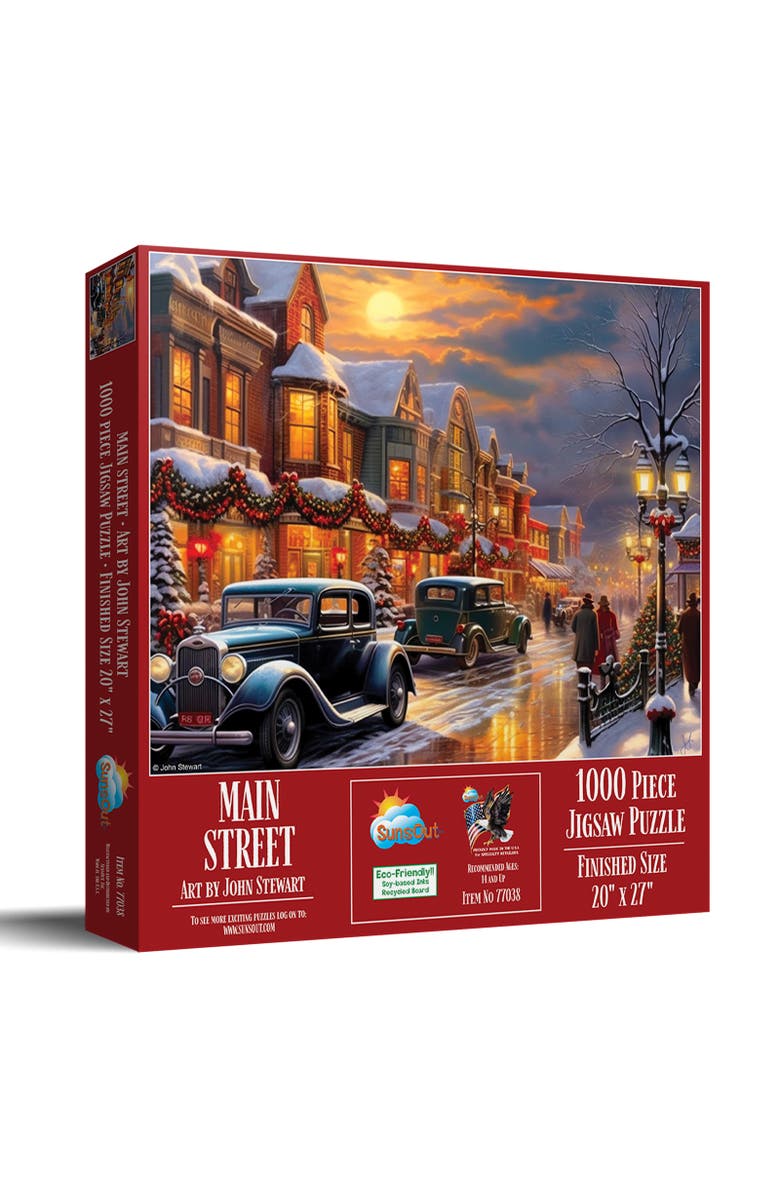 Sunsout Main Street 1000 piece Jigsaw Puzzle for Adults, Main, color, Multicolor