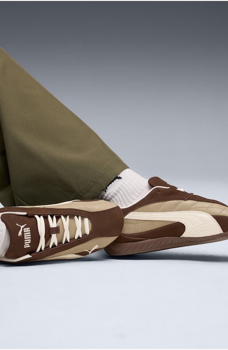 PUMA Speedcat Plus Quilted Sneaker, Alternate, color, Espresso Brown/ Warm White