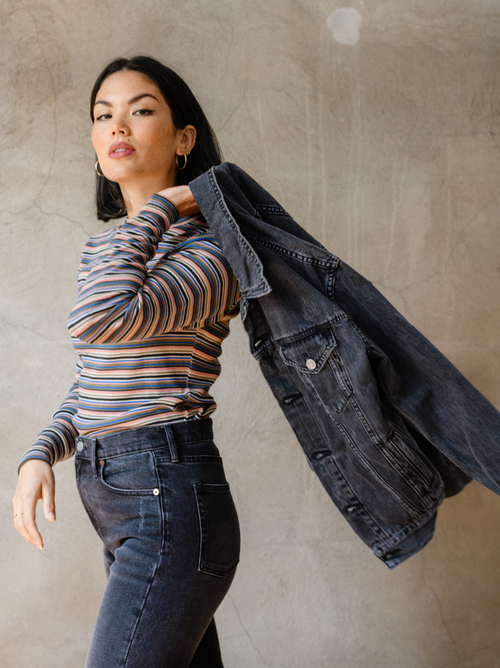 Able The Merly Jacket In Washed Black