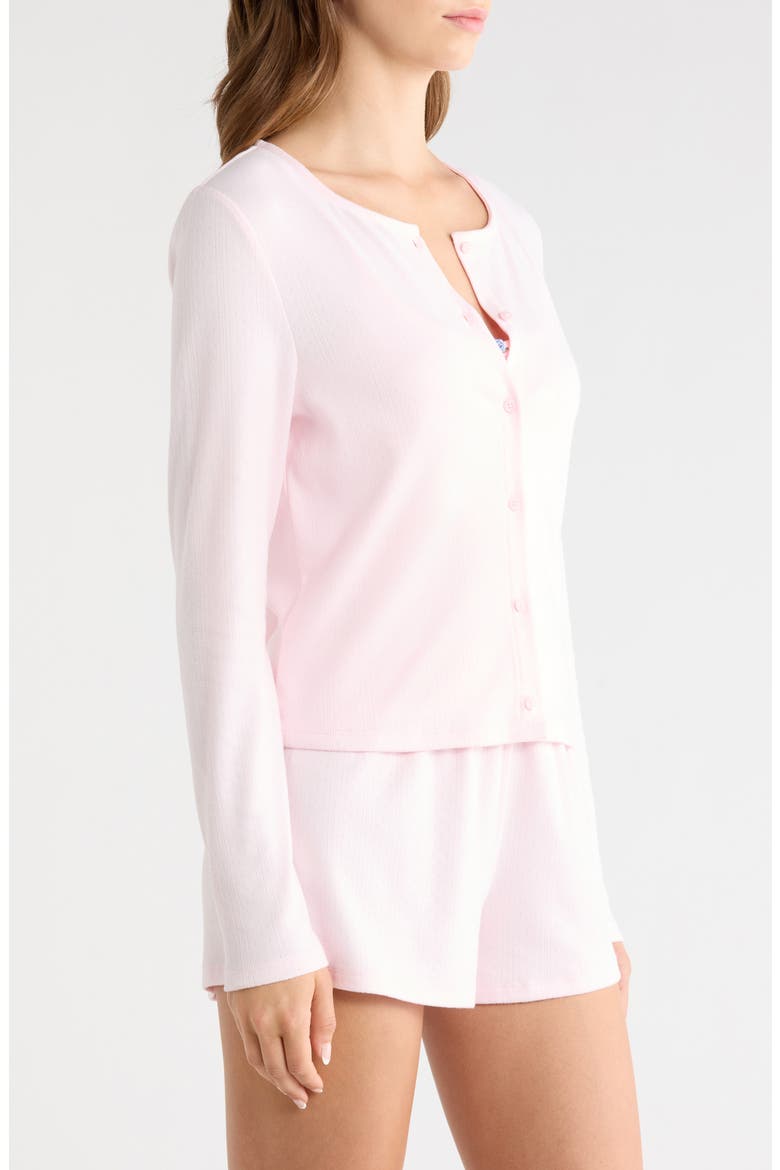 Blissful Pointelle Jersey Pajamas, Alternate, color, PINK