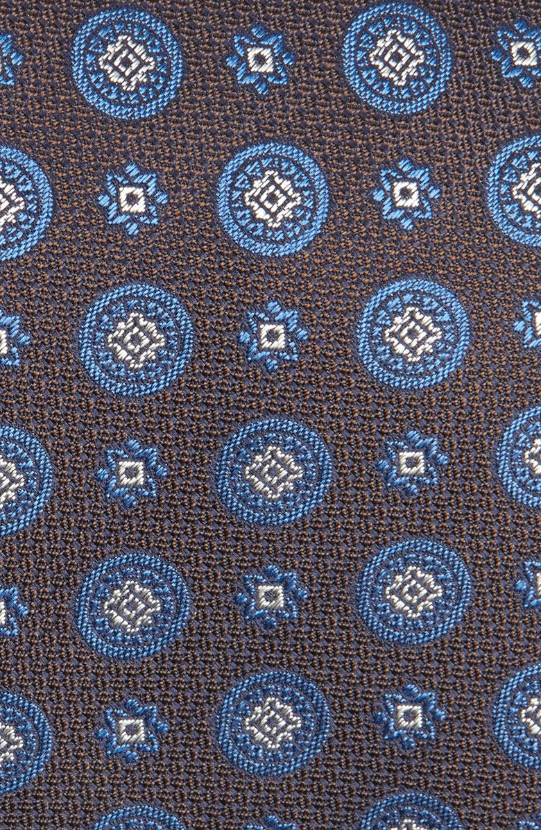 Canali Medallion Silk Tie, Alternate, color,