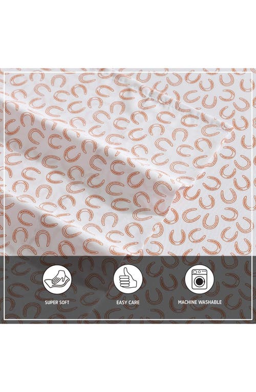 Wrangler Horseshoe Sheet Set In Orange